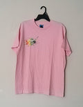 Shoo! Fly logo small Front right Big logo center back