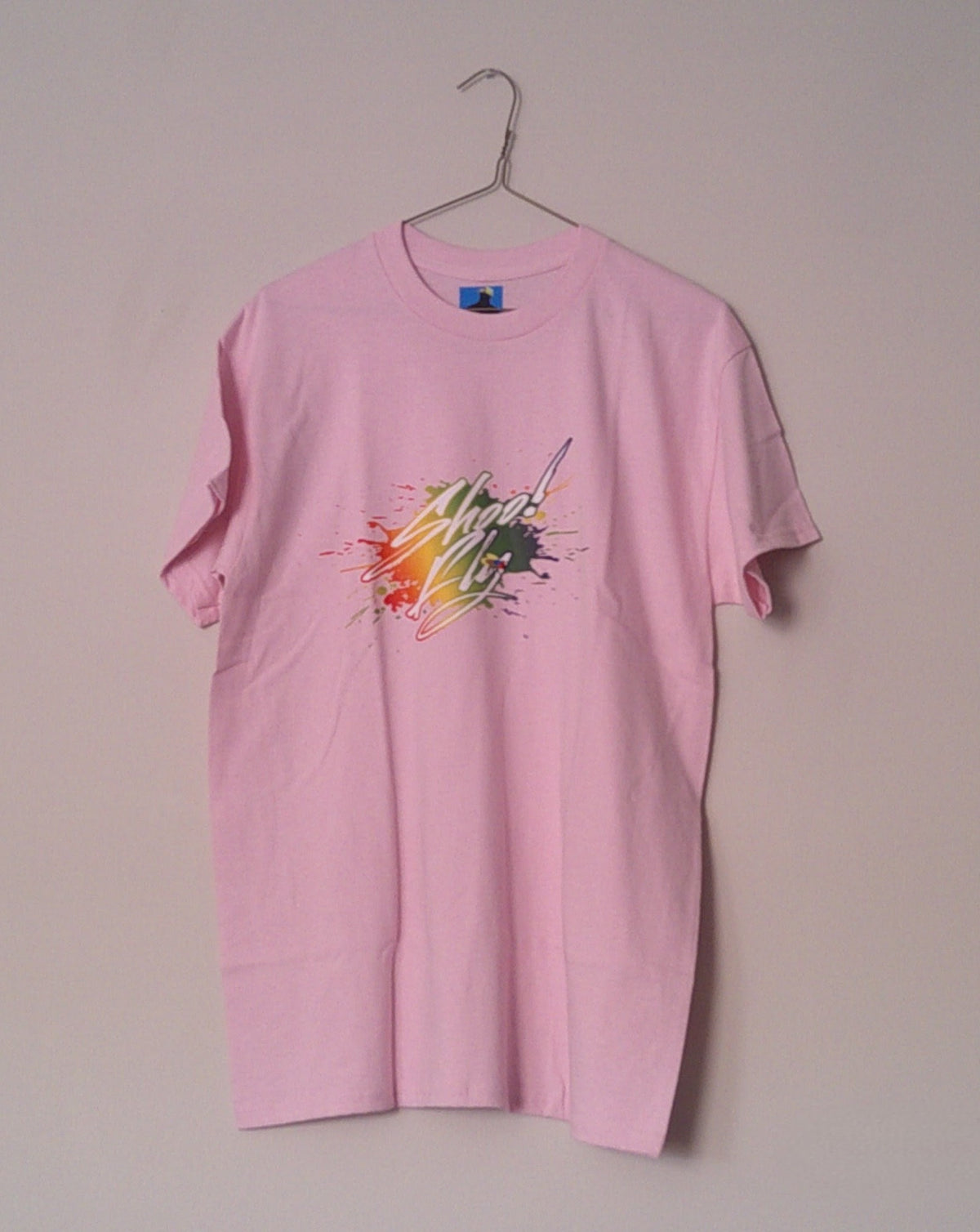 Shoo! Fly big logo front/back small logo right