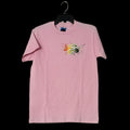 Pink Shoo! Fly logo small Front Left Big logo center back